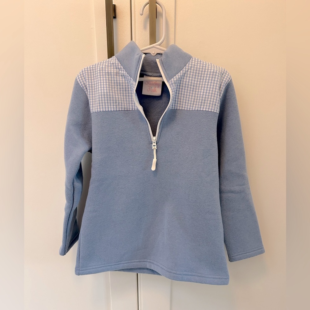 Stitchy Fish Pullover Jacket